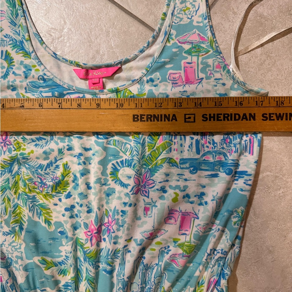 🦩🌴Lilly Pulitzer Analee Romper~What a Lovely Place EUC🦩🌴 - Picture 12 of 16